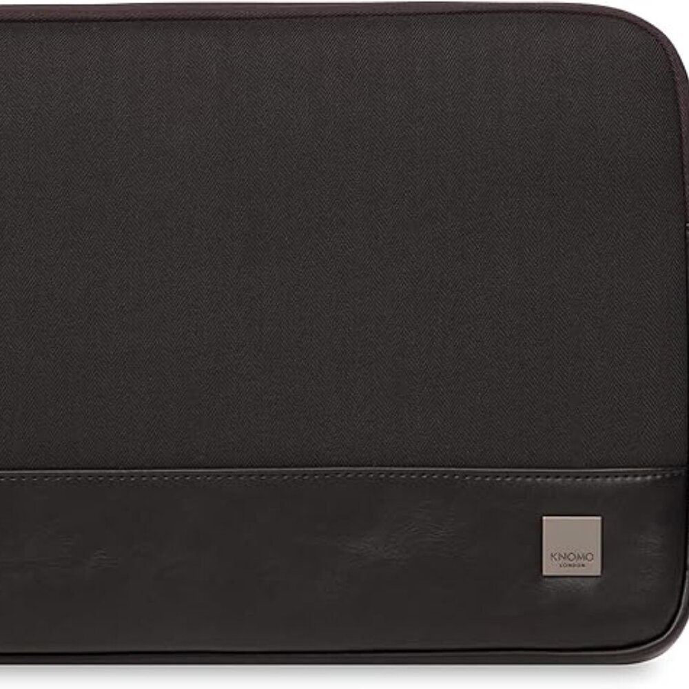 Knomo Holbourn Herringbone Sleeve for 13-Inch - Black